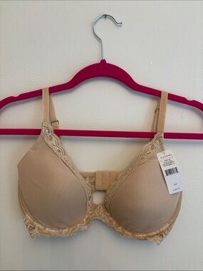 Natori Feathers Plunge T-Shirt Bra – Cosmic Rose – Size 36D – New with Tags